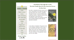 Desktop Screenshot of dandelionthroughthecrack.com